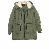 Jason Maxwell Olive Fleece Lined Hooded Jacket NWT- Size XL (sold out online)