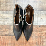 Summit by White Mountain Black Leather Booties- Size 36
