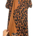 Big Hit Animal Print Wrap Dress NWT- Size M