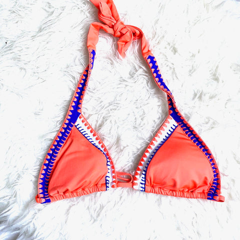 No Brand Orange Bikini Top- Size 12 (TOP ONLY)