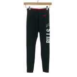 Nike Grey and Black Bulls Leggings- Size S (Inseam 25")