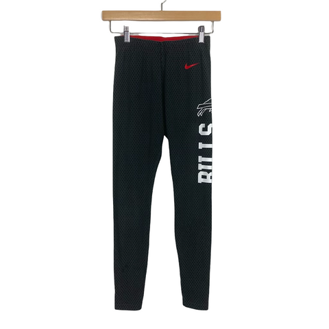 Nike Grey and Black Bulls Leggings- Size S (Inseam 25")