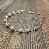 No Brand Gold Pearl Headband