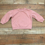 Zara Pink Ruffle Trim Top- Size 4-5 Years