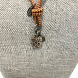M. Cohen Beaded Pendant Necklace