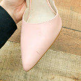 Louise Et Cie Blush Pink Leather And Snakeskin Heels- Size 7 (See Notes)