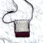 Laura Vela Snakeskin Crossbody (see notes)