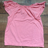 Carter's Coral Flutter Sleeve Top- Size 4T