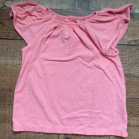Carter's Coral Flutter Sleeve Top- Size 4T