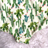 Mott50 Cactus Print High Rise Bikini Bottoms- Size L (BOTTOMS ONLY) see notes