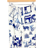 Katie Kime Marfa Toile Pajama Pants Set- Size XS (see notes, sold as set)