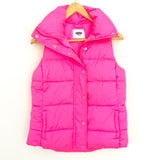 Old Navy Hot Pink Puffer Vest- Size XS