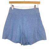 Gibsonlook Blue with Side Zipper Shorts- Size XXS