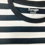 Zengjo Black/White Striped Top- Size XS (see notes)