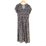 Karina Printed Leaf Midi Dress- Size M/L
