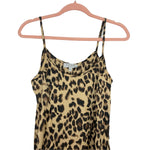 Hayden Animal Print Front Slits Dress- Size S