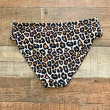 Pink Lily Animal Print Swim Bottoms- Size S