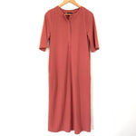 Roolee Maeve Ribbed Half Snap Dress- Size S