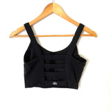 Alo Yoga Logo Black Strappy Back Sports Bra- Size S (sold out online)