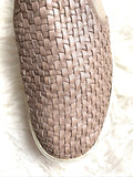 Vince. Weaved Nappa Leather Slip On Shoes- Size 10 (see notes)