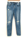 Vigoss Light Wash Super Skinny Jagger Distressed Jeans- Size 27 (Inseam 28”)