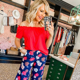 Gibson Red Off The Shoulder Top NWT- Size PXS