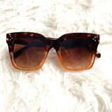 No Brand Tortoise Sunglasses with 3 Dots