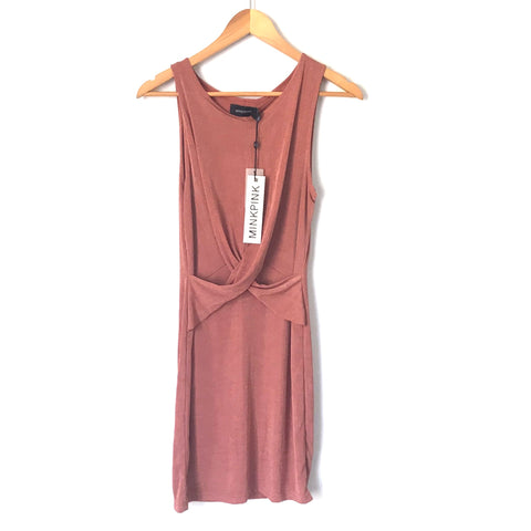 MINKPINK Dust Rose Mini Dress NWT- Size S