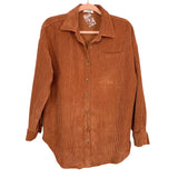 AURA Ribbed Corduroy Shacket NWT- Size S