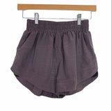 J.ING Smoky Violet Lined Running Shorts- Size S