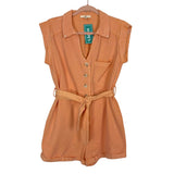 Entro Peach Sunny Forever Belted Romper NWT- Size S (sold out online)