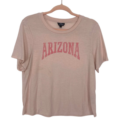 Top Shop Pink Arizona Print Tee- Size 12 Petite