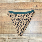 Dolce Vita Animal Print Bikini Bottoms- Size L (we have matching top)