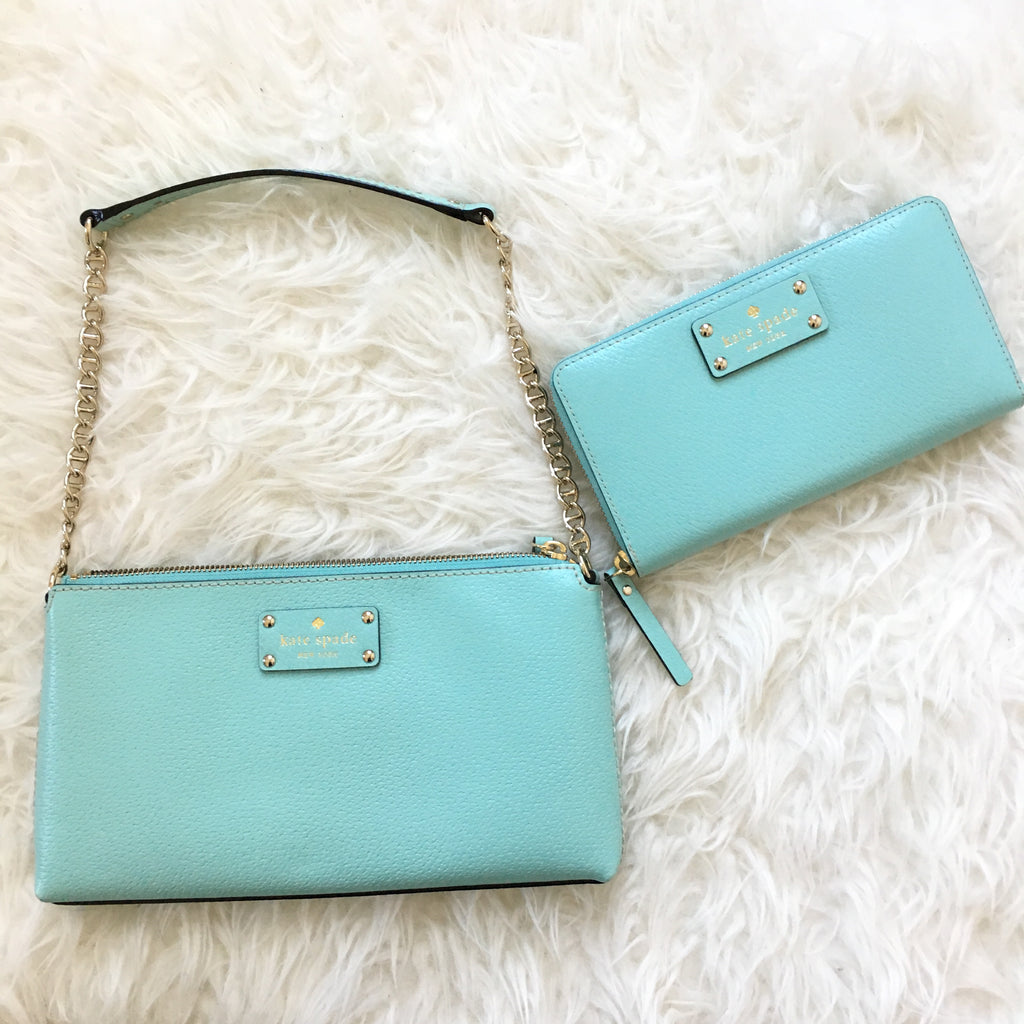 SOLD! Kate Spade Wellesley Bag Robin Egg