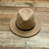 Ecote Urban Outfitters Tan Brown Belted Wool Hat