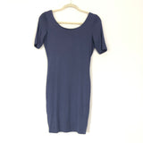 Lulus Blue ish Dress with Exposed Back- Size M