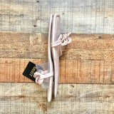 Mix It Blush Clear Strap Sandals NWT- Size 7