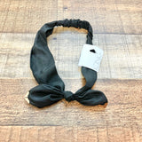 Icing Black with Metal Bow Accents Headband NWT