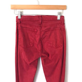 J Brand Red Skinny Jeans- Size 25 (Inseam 29”)