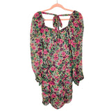 Buddy Love Floral Sweetheart Neckline with Fitted Bottom Ruching and Back Shoulder Tie Dress- Size S