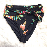 Isabella Rose Floral Front Tie Bottoms- Size S (BOTTOMS ONLY)
