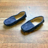 Janie & Jack Blue Suede Loafers- Size ~9 (Brand New Condition, see notes)