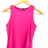 Blue Blush Fuchsia Body Con Ruched Dress- Size S