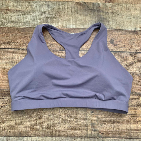 Fabletics Purple Padded Racerback Sports Bra- Size ~1X (See Notes)