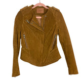 BLANKNYC Brown Suede Moto Jacket- Size XS