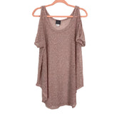 Elif For Jordan Taylor Open Knit Cold Shoulder Cover Up- Size S