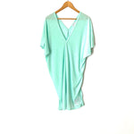 Jordann Monogrammed Turquoise Cover Up- Size M