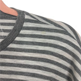 Aerie Grey/White Striped Real Soft Top- Size S (See Notes)