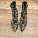 Something Navy Animal Print Booties- Size ~7.5 (See Notes)