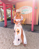 Peony Floral High Waisted Belted Bikini Bottoms- Size 12 (sold out online, we have matching top)